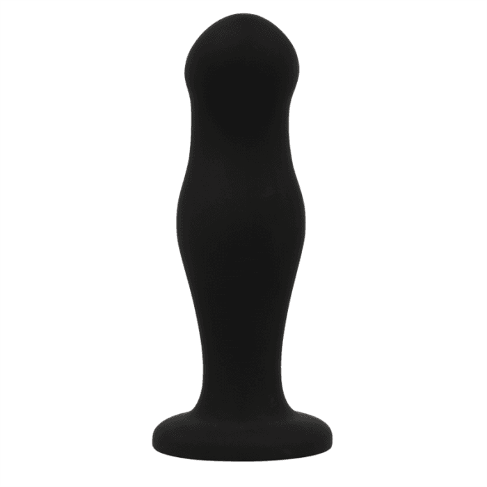 BLACK&SILVER - SEAN PLUG ANAL PREMIUM SILICONE BLACK - Image 4