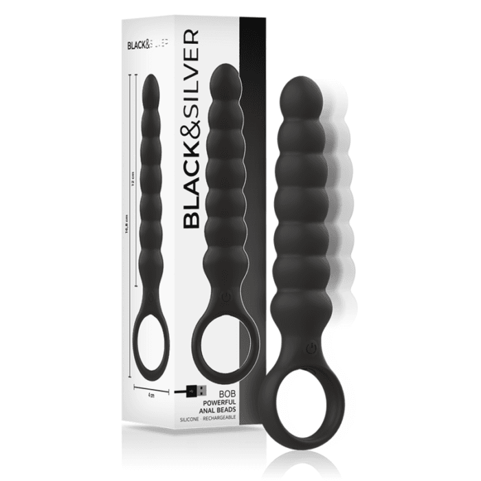 BLACK&SILVER - BOB POWERFUL SILICONE ANAL DILATOR - Image 2