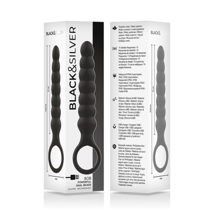 BLACK&SILVER - BOB POWERFUL SILICONE ANAL DILATOR - Image 5