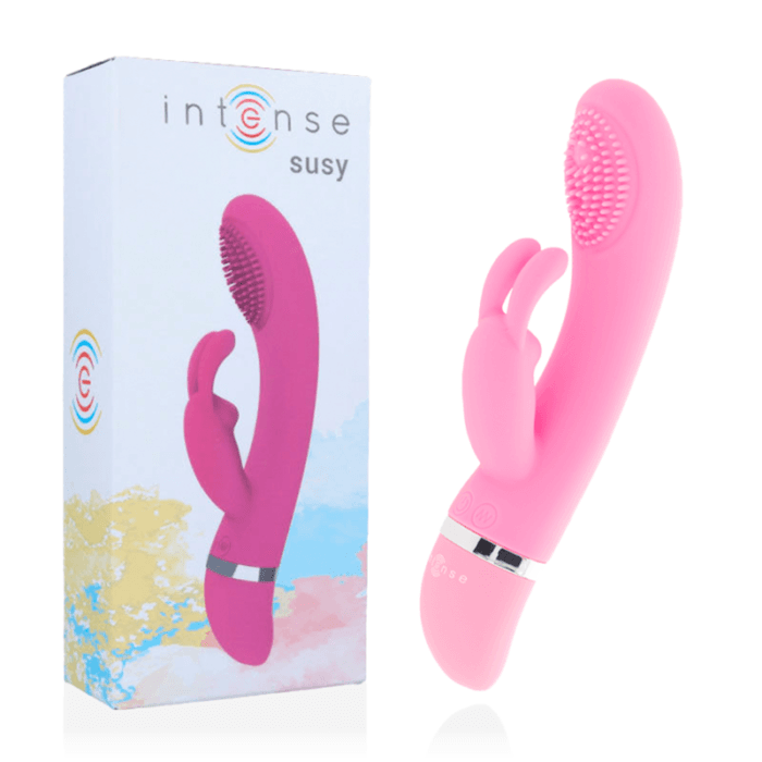 Intense Susy Oscillating Silicone Rabbit Vibrator - Powerful & Pleasurable