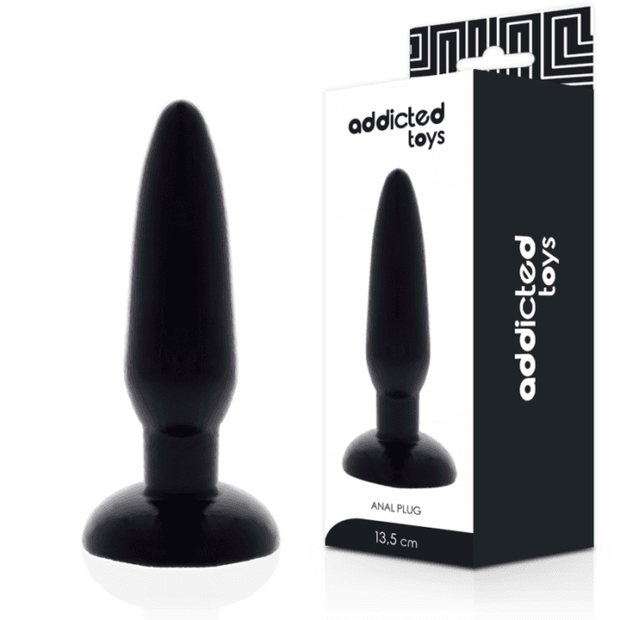 INTENSE - ANAL PLUG PIPO L BLACK SILICONE 13 CM - Image 5