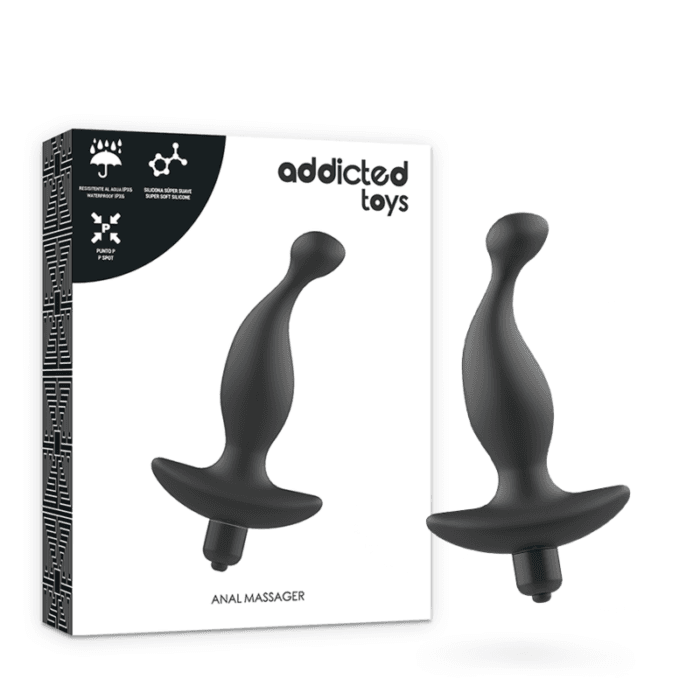 ADDICTED TOYS - ANAL MASSAGER WITH BLACK VIBRATIONMODEL 1 - Image 7