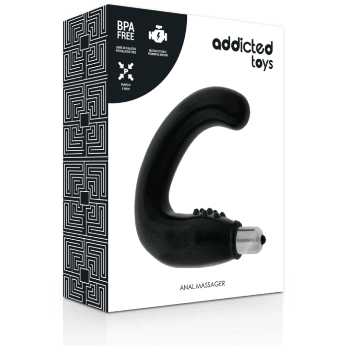 ADDICTED TOYS - ANAL MASSAGER BLACK - Image 2