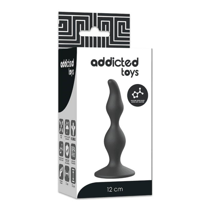 ADDICTED TOYS - ANAL SEXUAL PLUG 12 CM BLACK - Image 6