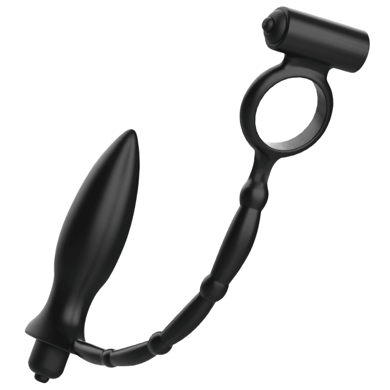 Anal Plug with Vibrating Cock Ring – ADDICTED TOYS