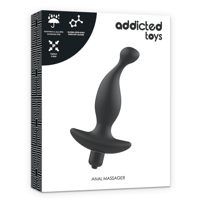 ADDICTED TOYS - ANAL MASSAGER WITH BLACK VIBRATIONMODEL 1 - Image 2