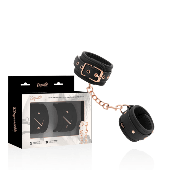 COQUETTE CHIC DESIRE - FANTASY VEGAN LEATHER HANDCUFFS - Image 8